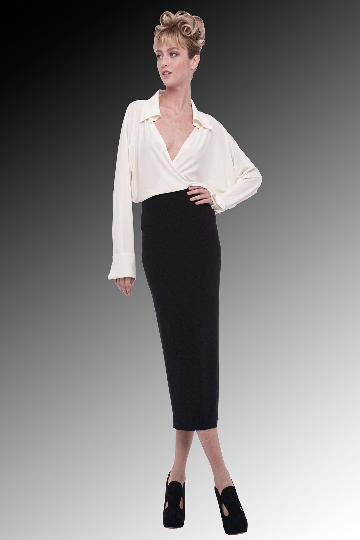 Norma Kamali F/W 15 Look 51