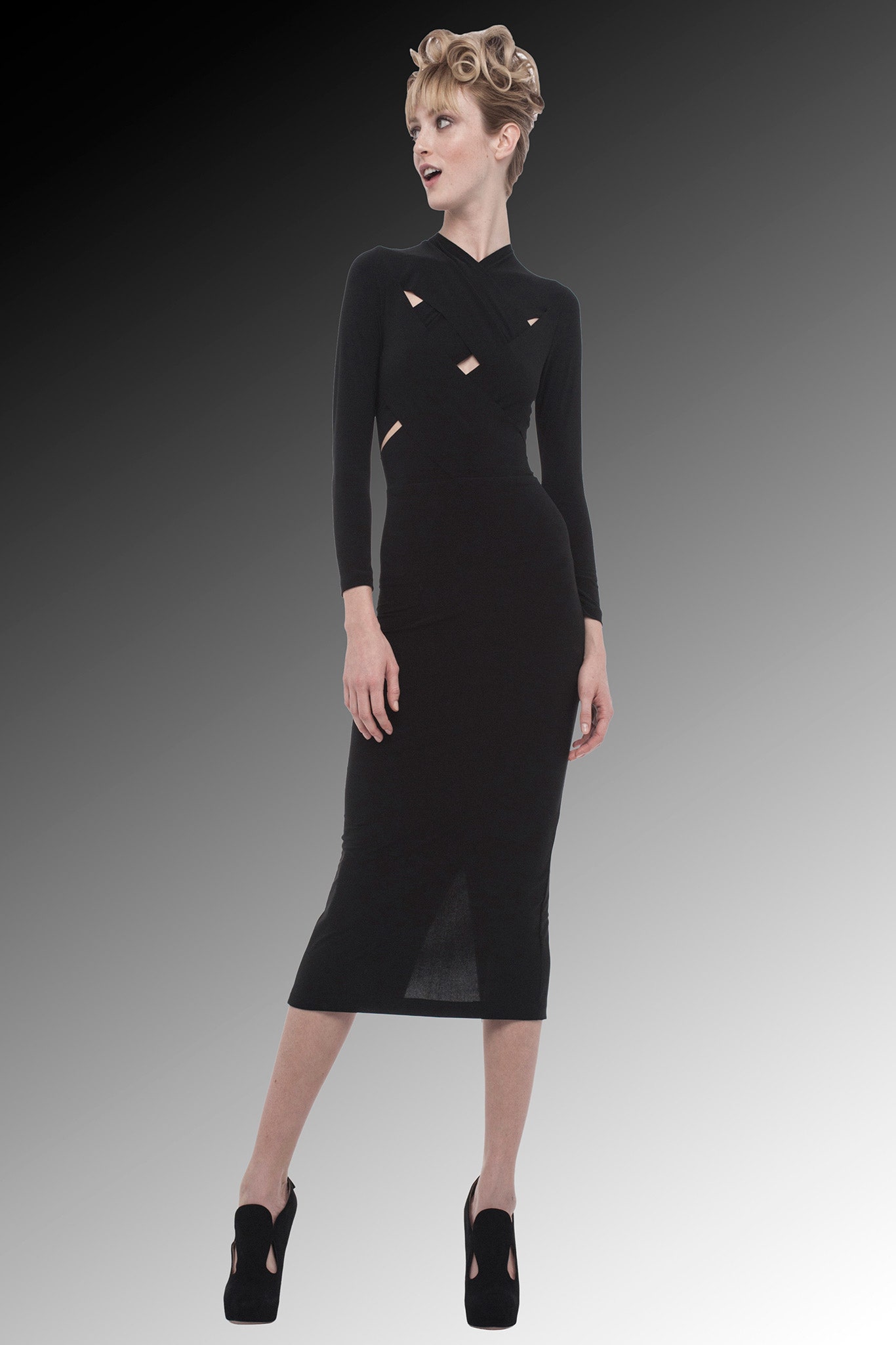 Norma Kamali F/W 15 Look 54