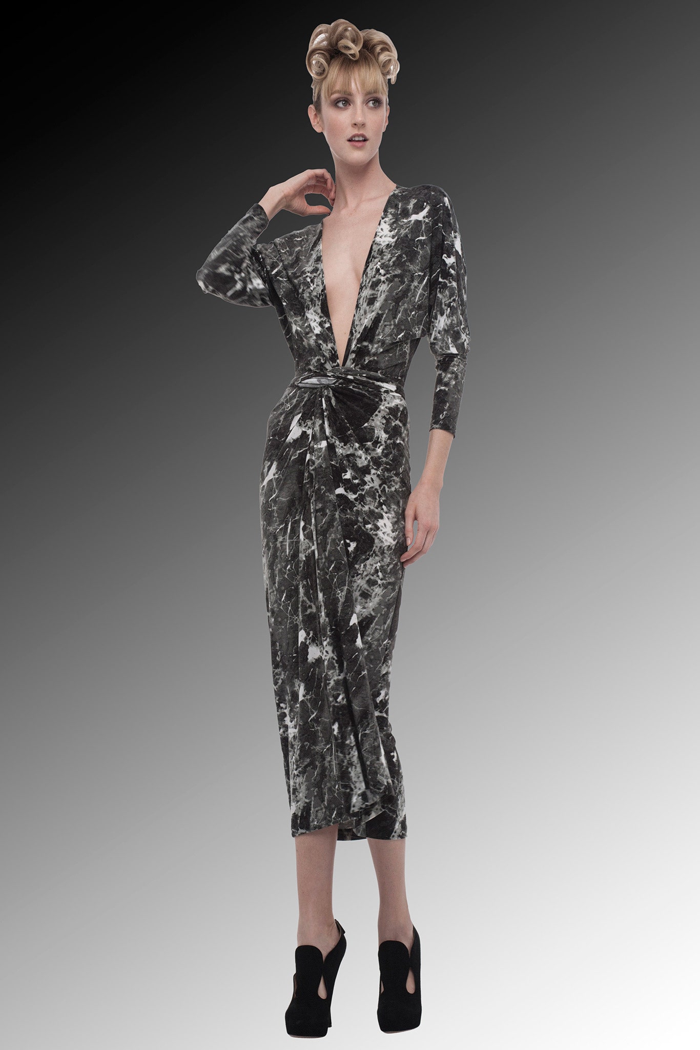 Norma Kamali F/W 15 Look 55