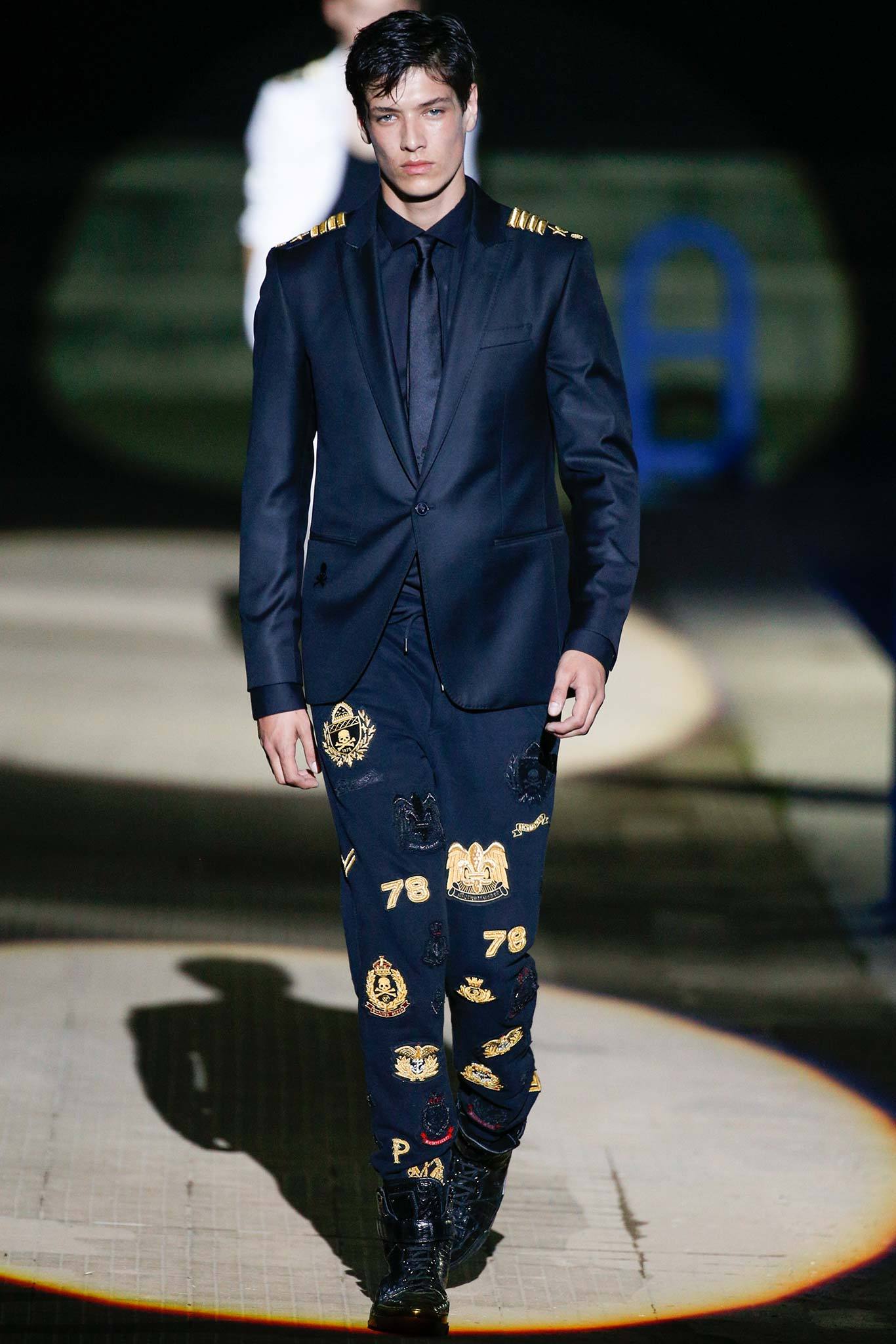 Philipp Plein S/S 15 Menswear Look 1