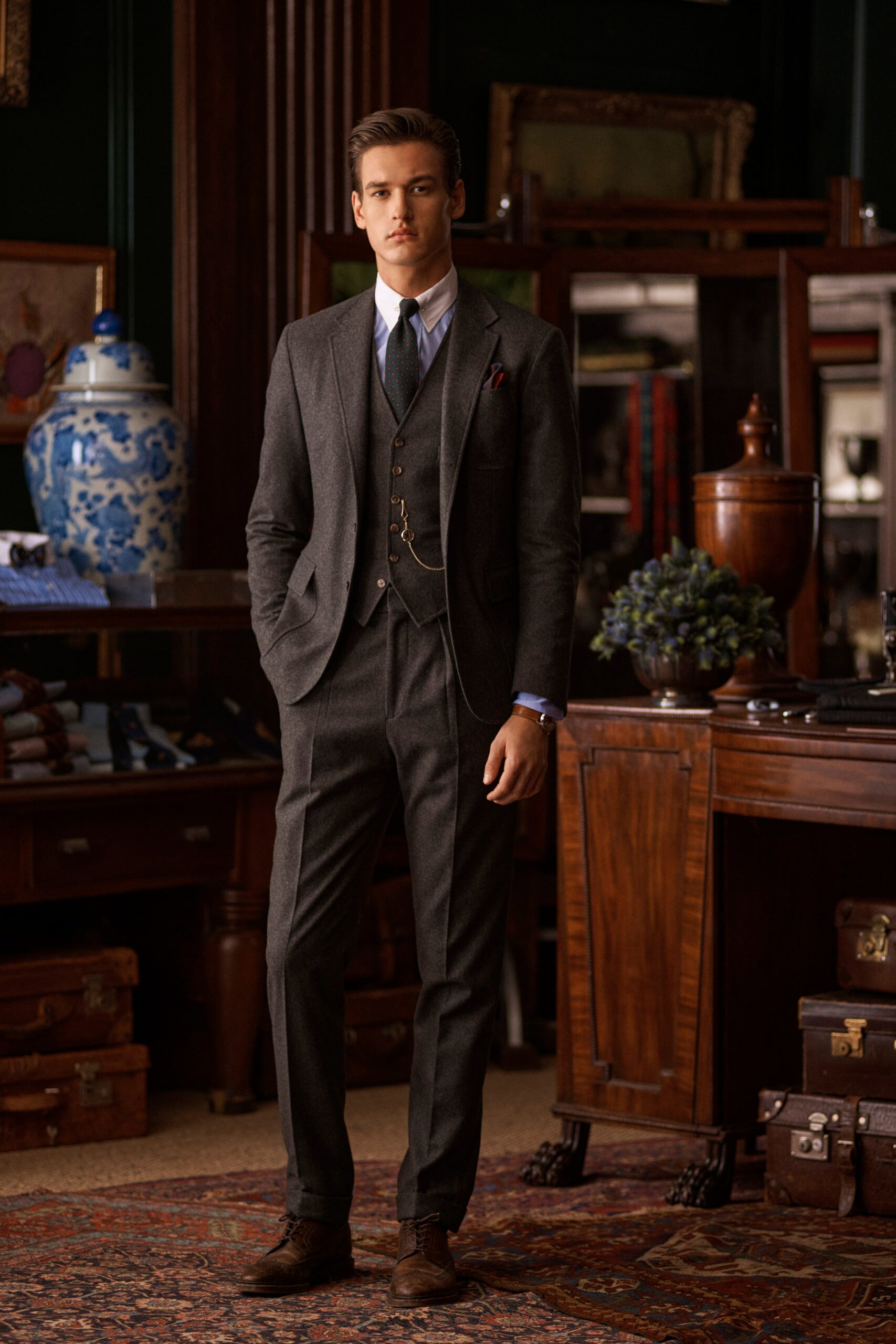 Polo Ralph Lauren F/W 20 Menswear Look 3