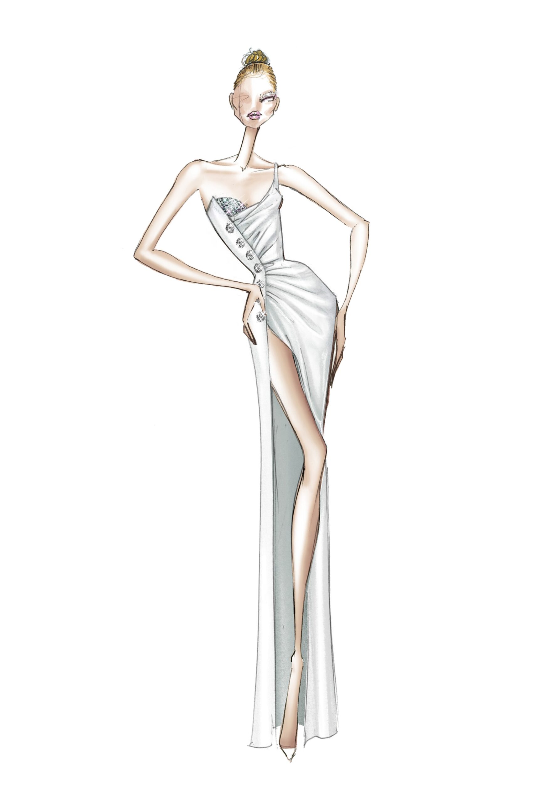Ralph & Russo F/W 20 Couture Look 7