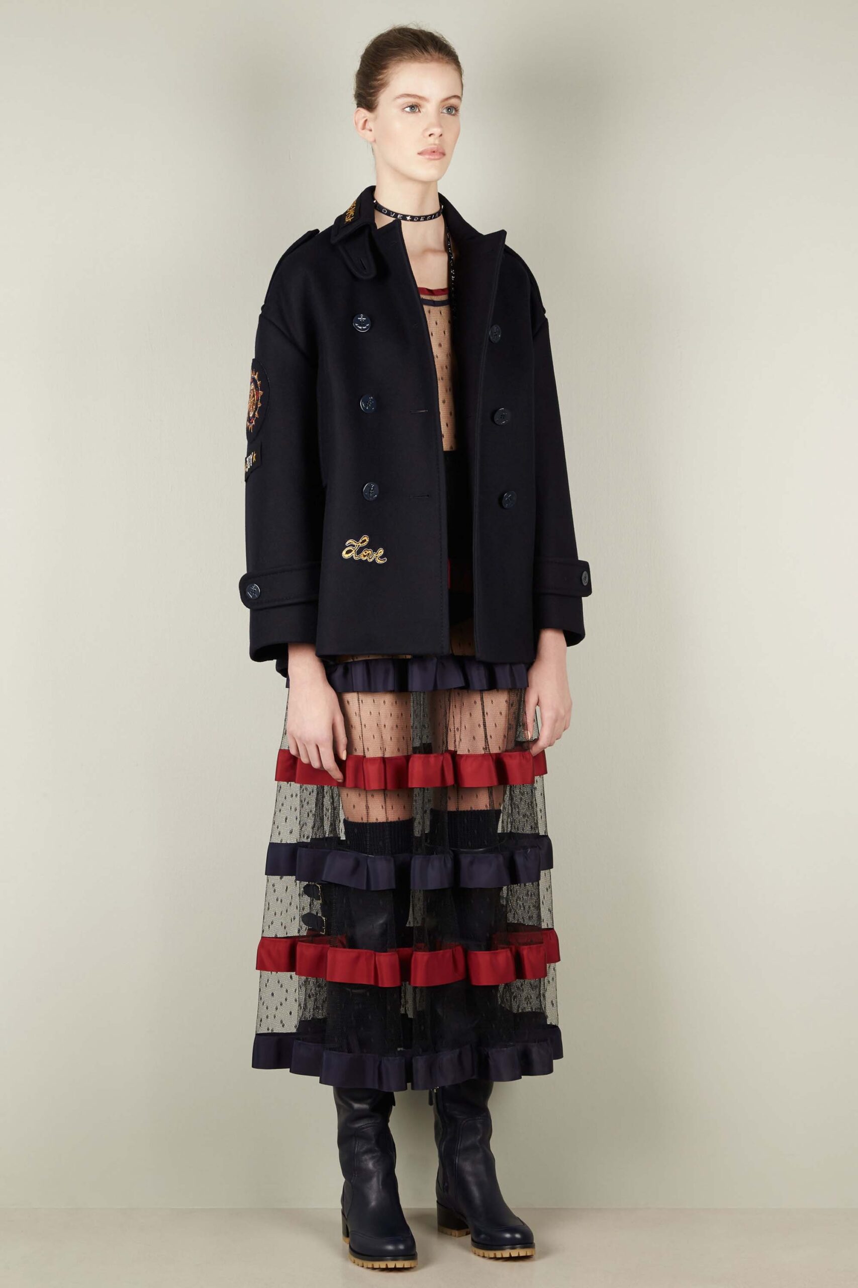 Red Valentino F/W 16 Look 1