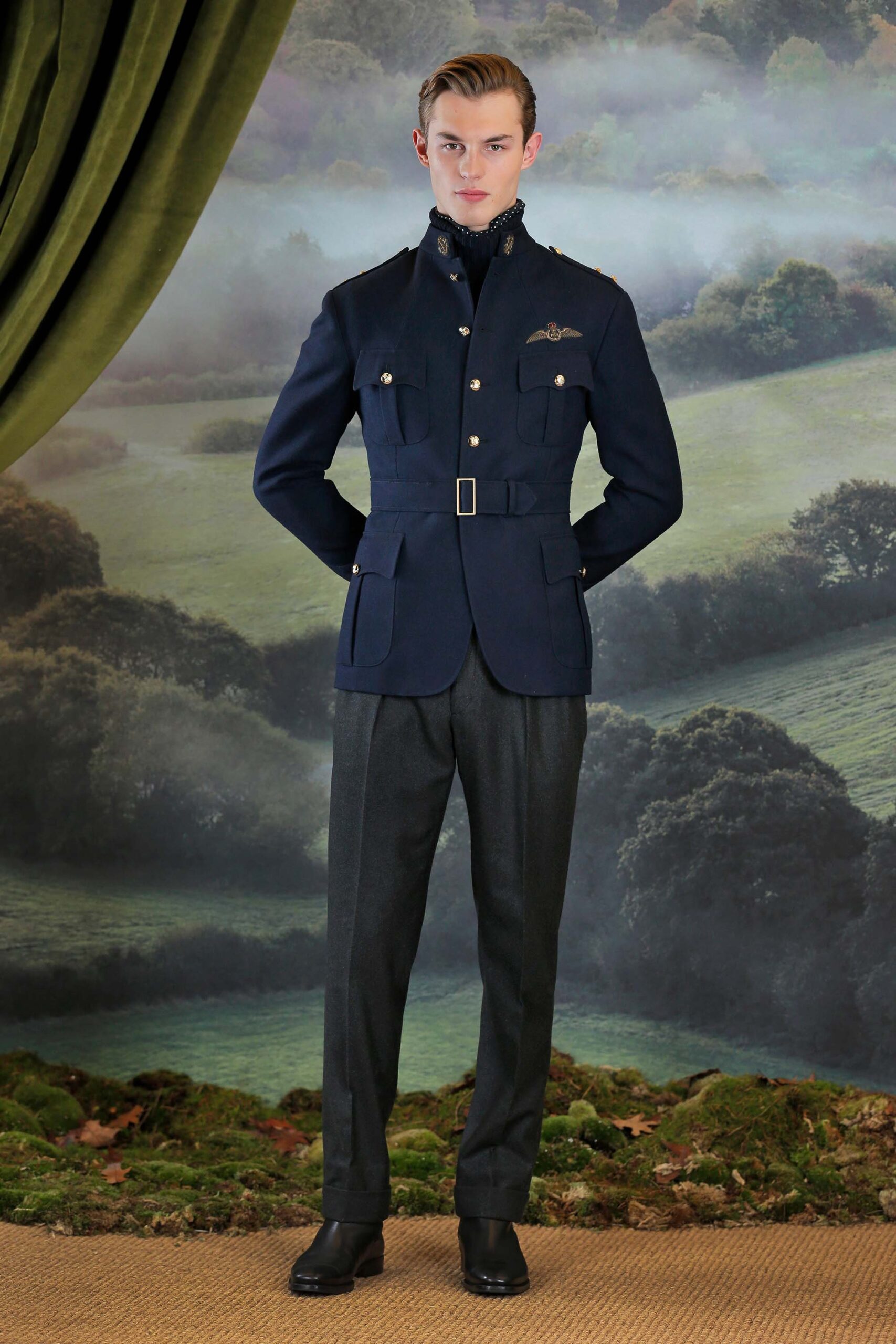 Ralph Lauren F/W 18 Menswear Look 3