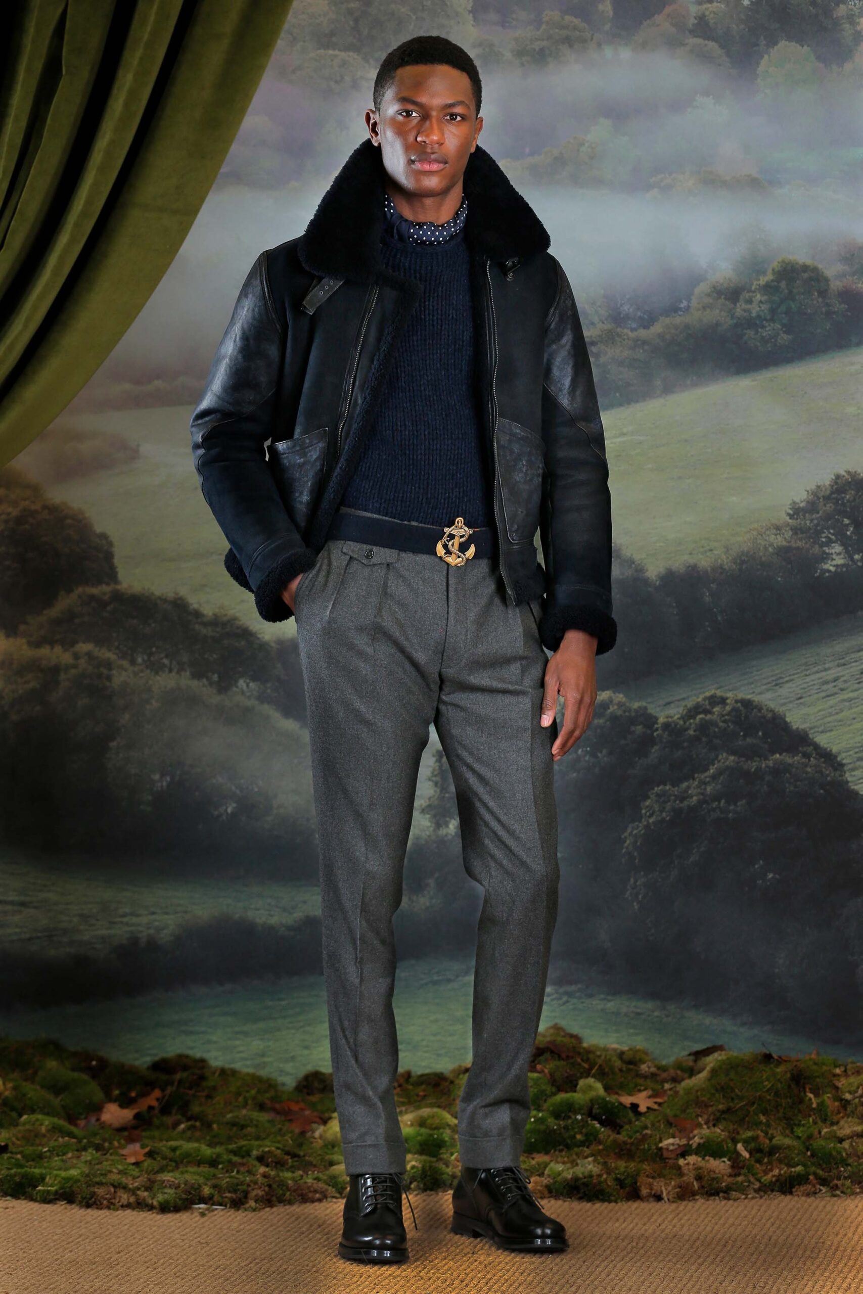 Ralph Lauren F/W 18 Menswear Look 9