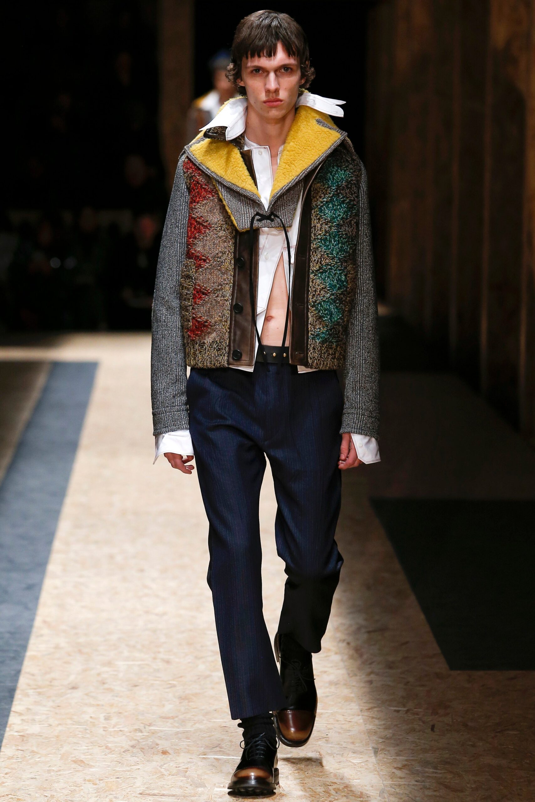 Prada F/W 16 Menswear Look 1