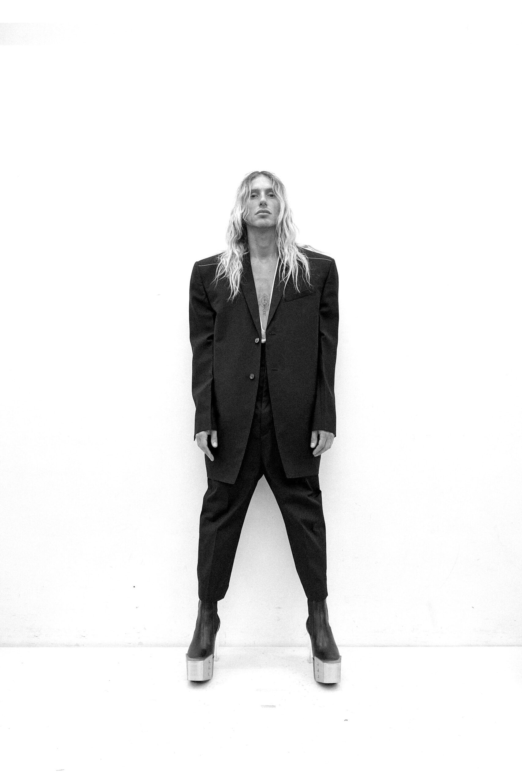 Rick Owens S/S 21 Menswear Look 1