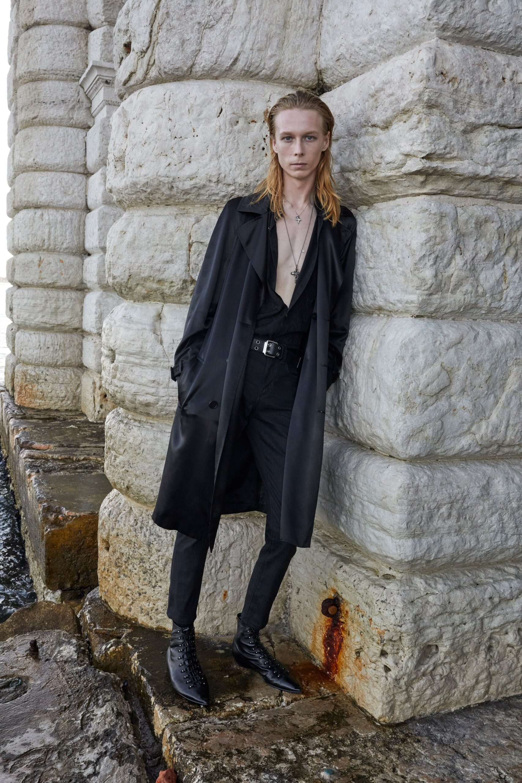 Saint Laurent S/S 22 Menswear Look 4