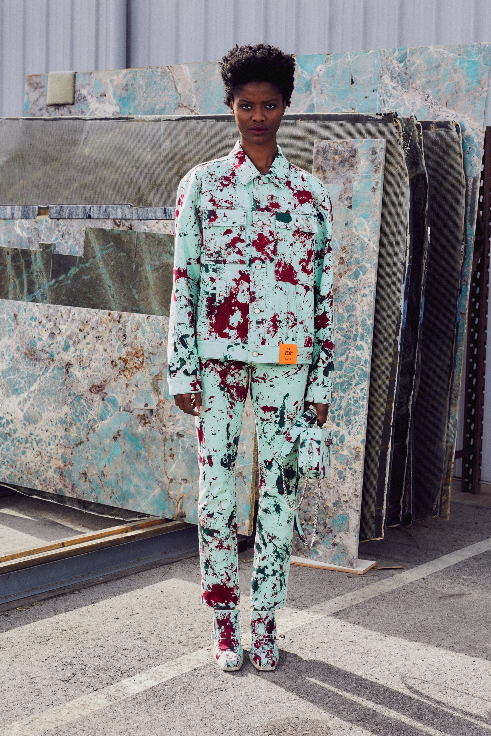 S.R. Studio. LA. CA. S/S 21 Couture Look 4