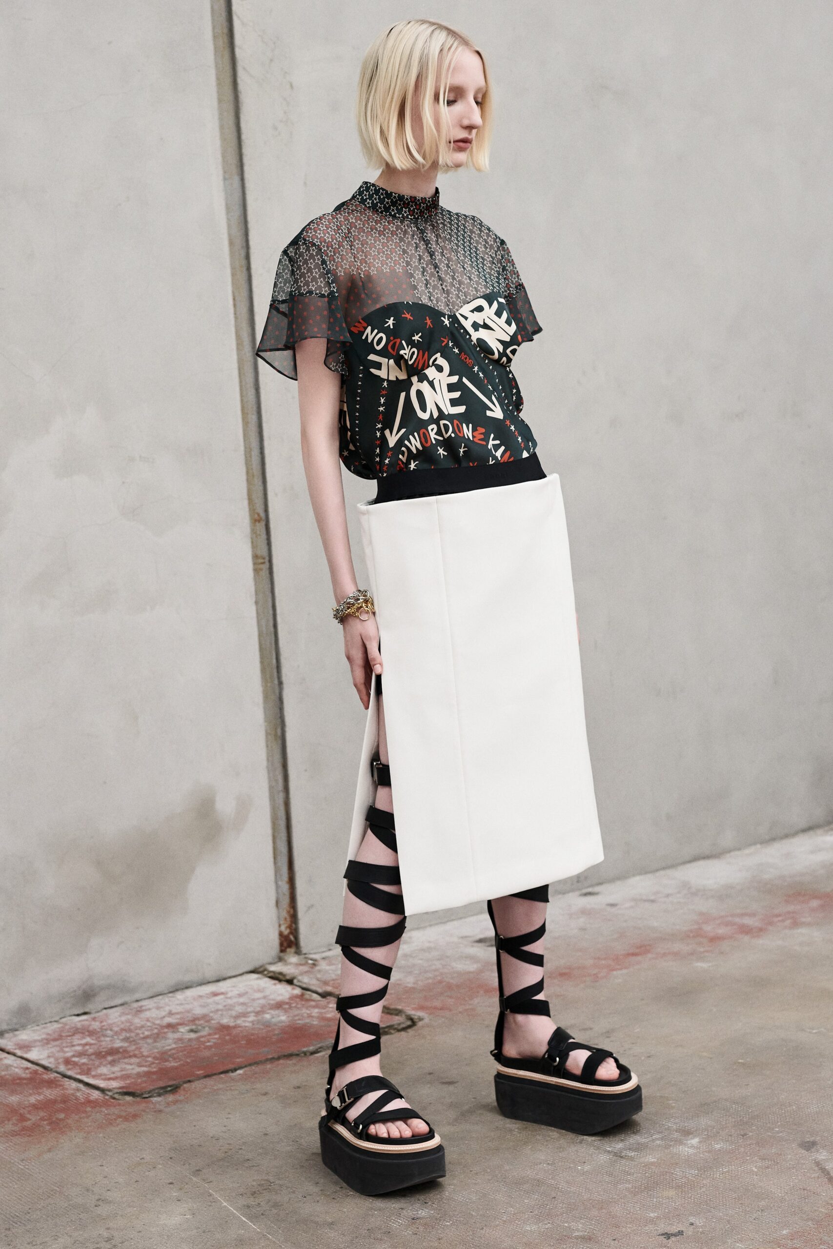 Sacai Resort 23 Look 5