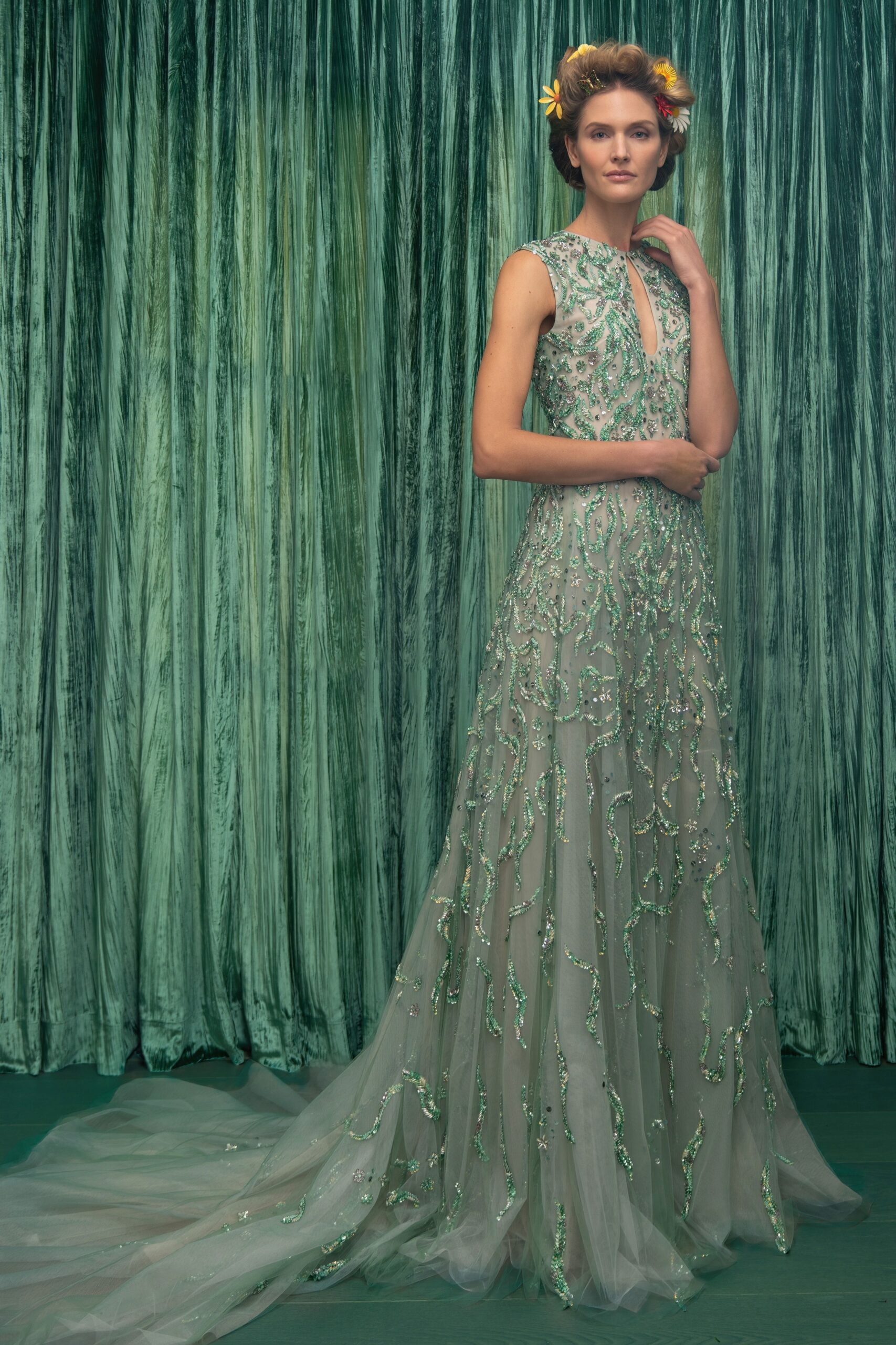 Reem Acra F/W 23 Look 6