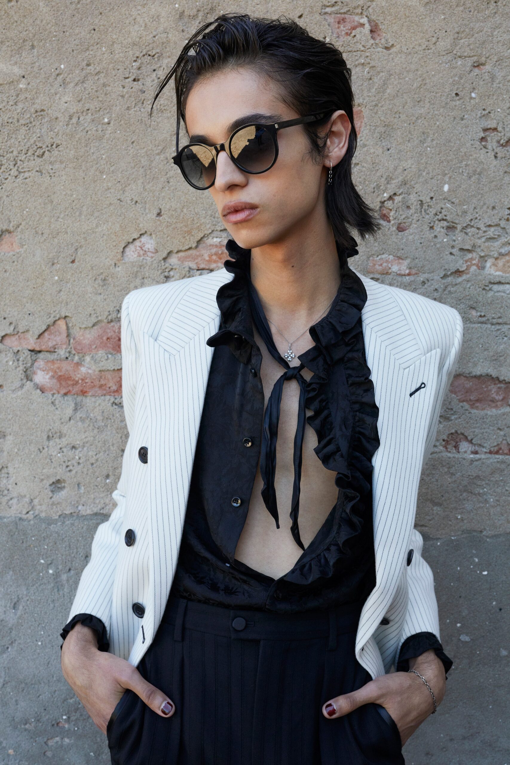 Saint Laurent S/S 22 Menswear Look 7