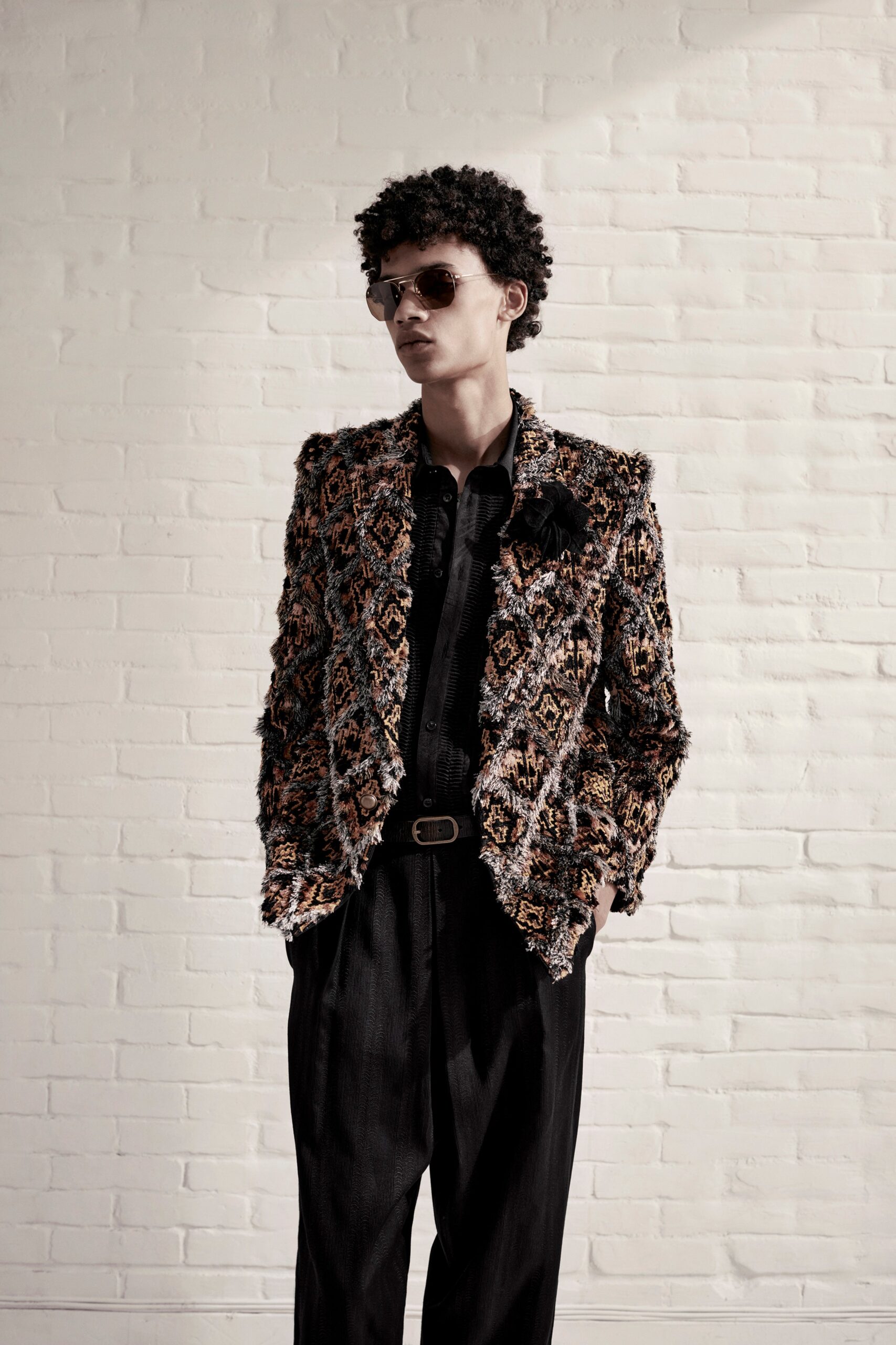 Saint Laurent S/S 21 Menswear Look 10