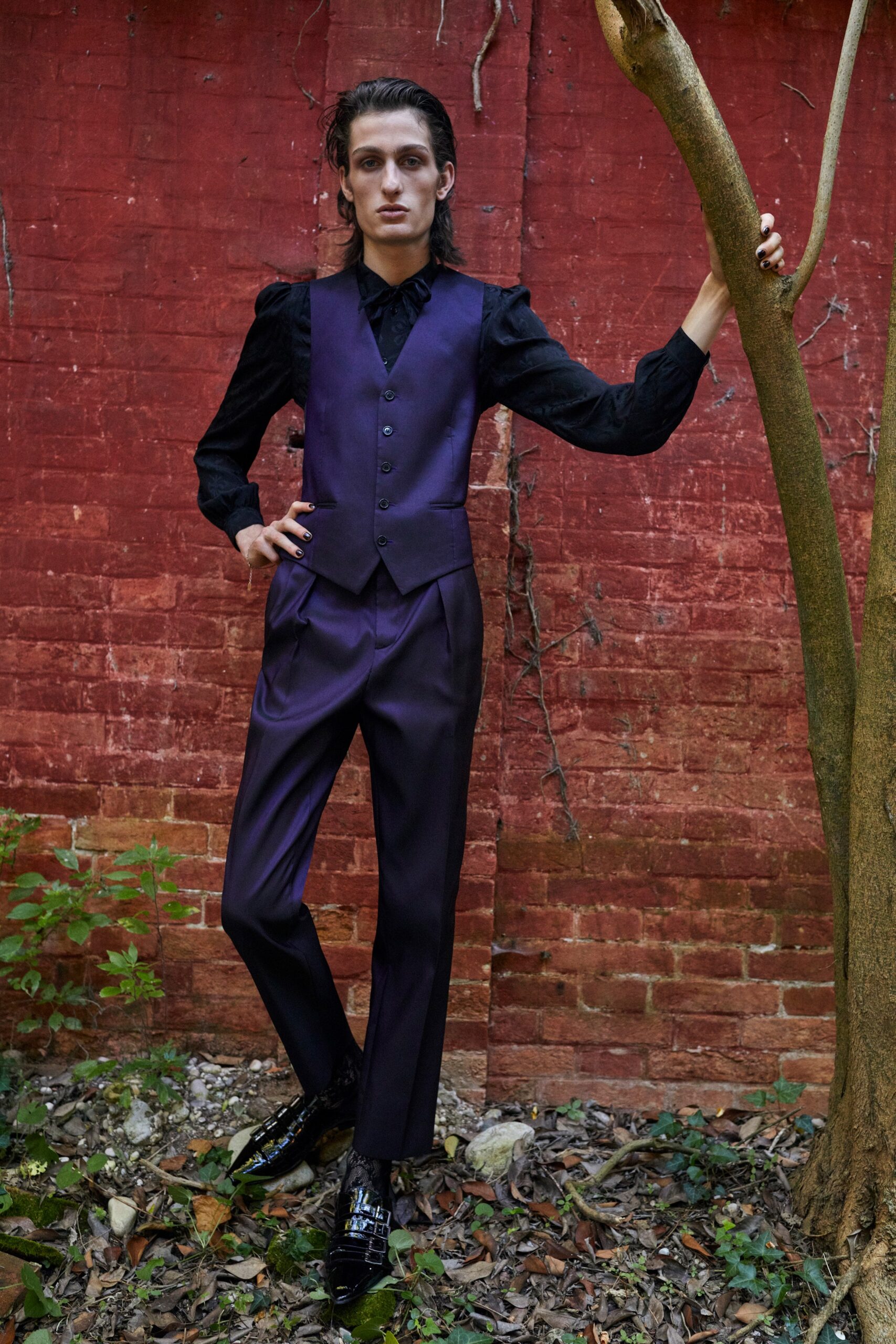 Saint Laurent S/S 22 Menswear Look 12