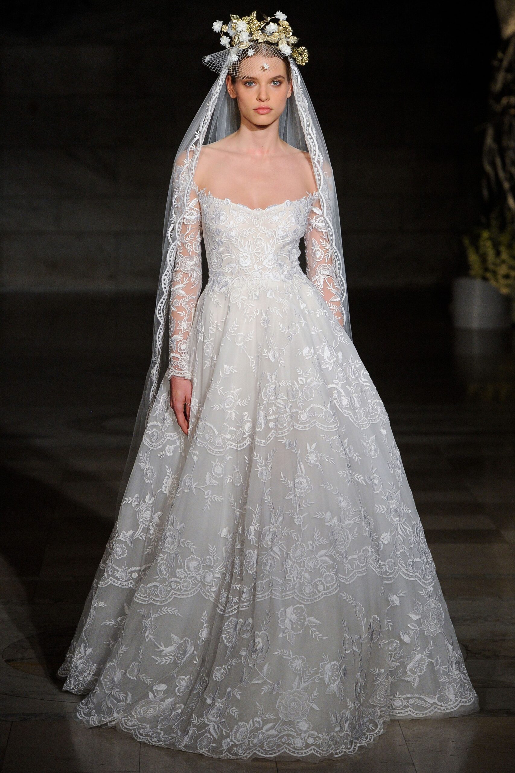 Reem Acra F/W 19 Bridal Look 17