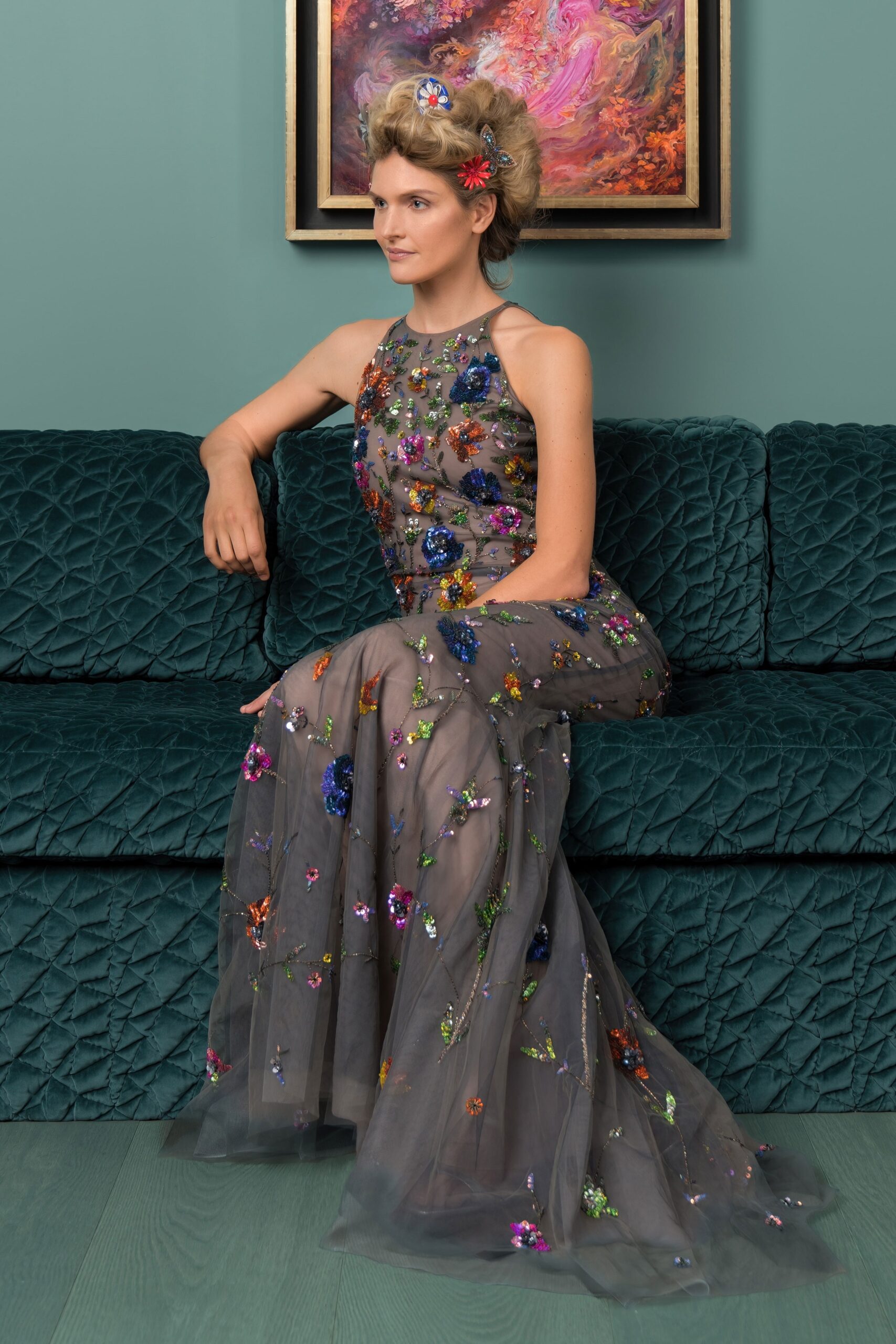 Reem Acra F/W 23 Look 19