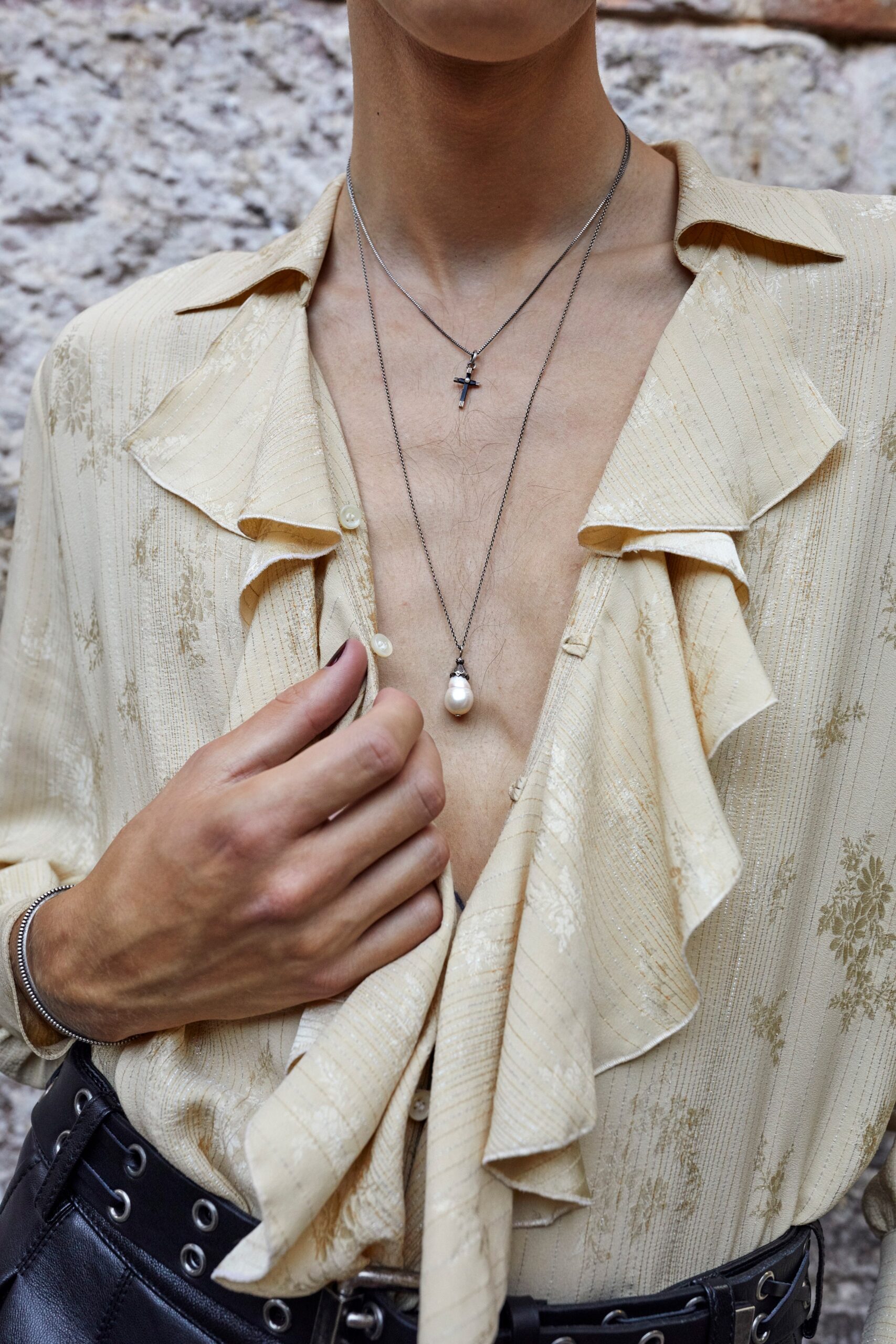 Saint Laurent S/S 22 Menswear Look 21