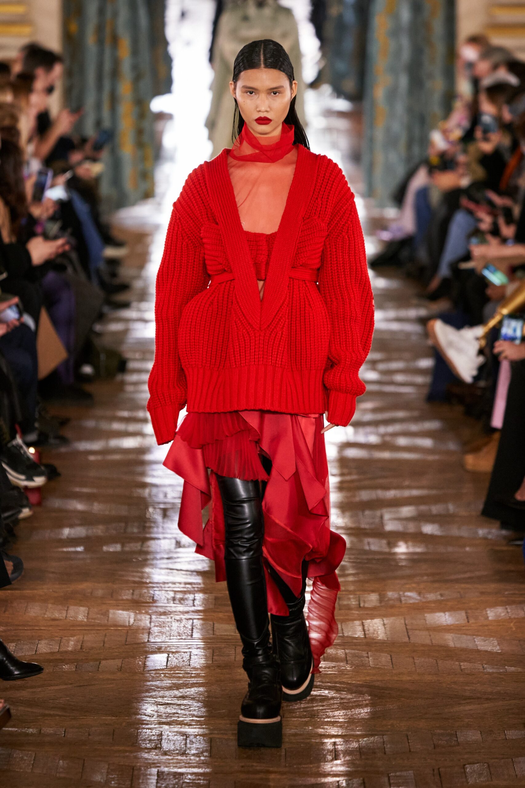 Sacai F/W 22 Look 22