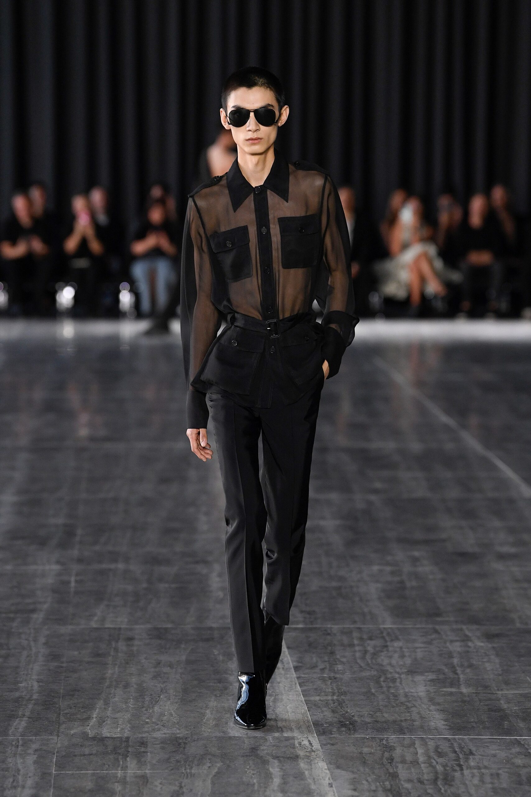 Saint Laurent S/S 24 Menswear Look 22