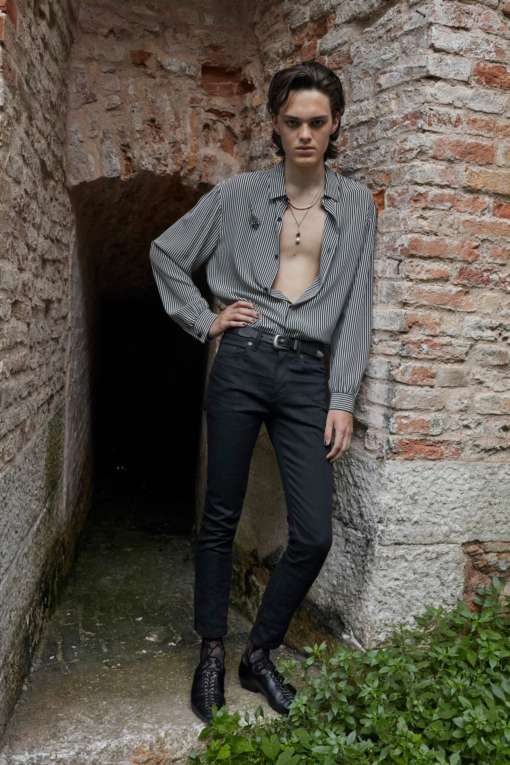 Saint Laurent S/S 22 Menswear Look 23