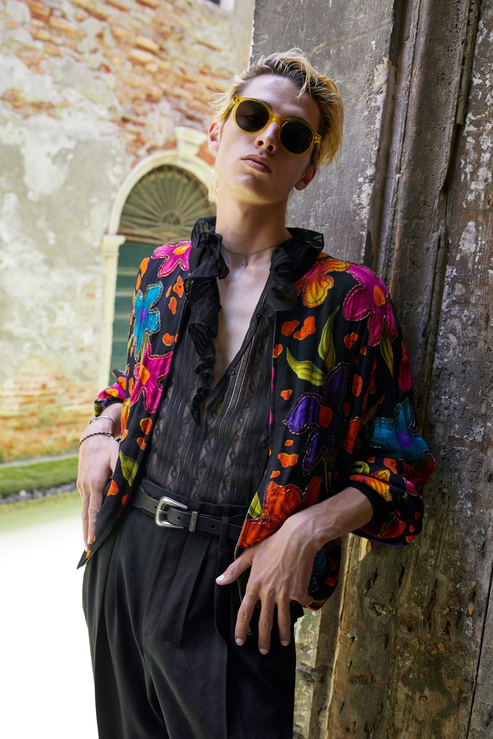 Saint Laurent S/S 22 Menswear Look 24