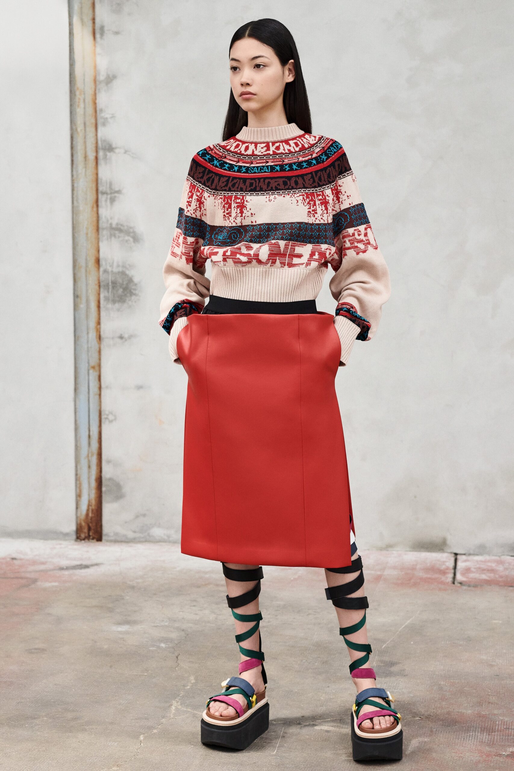Sacai Resort 23 Look 24