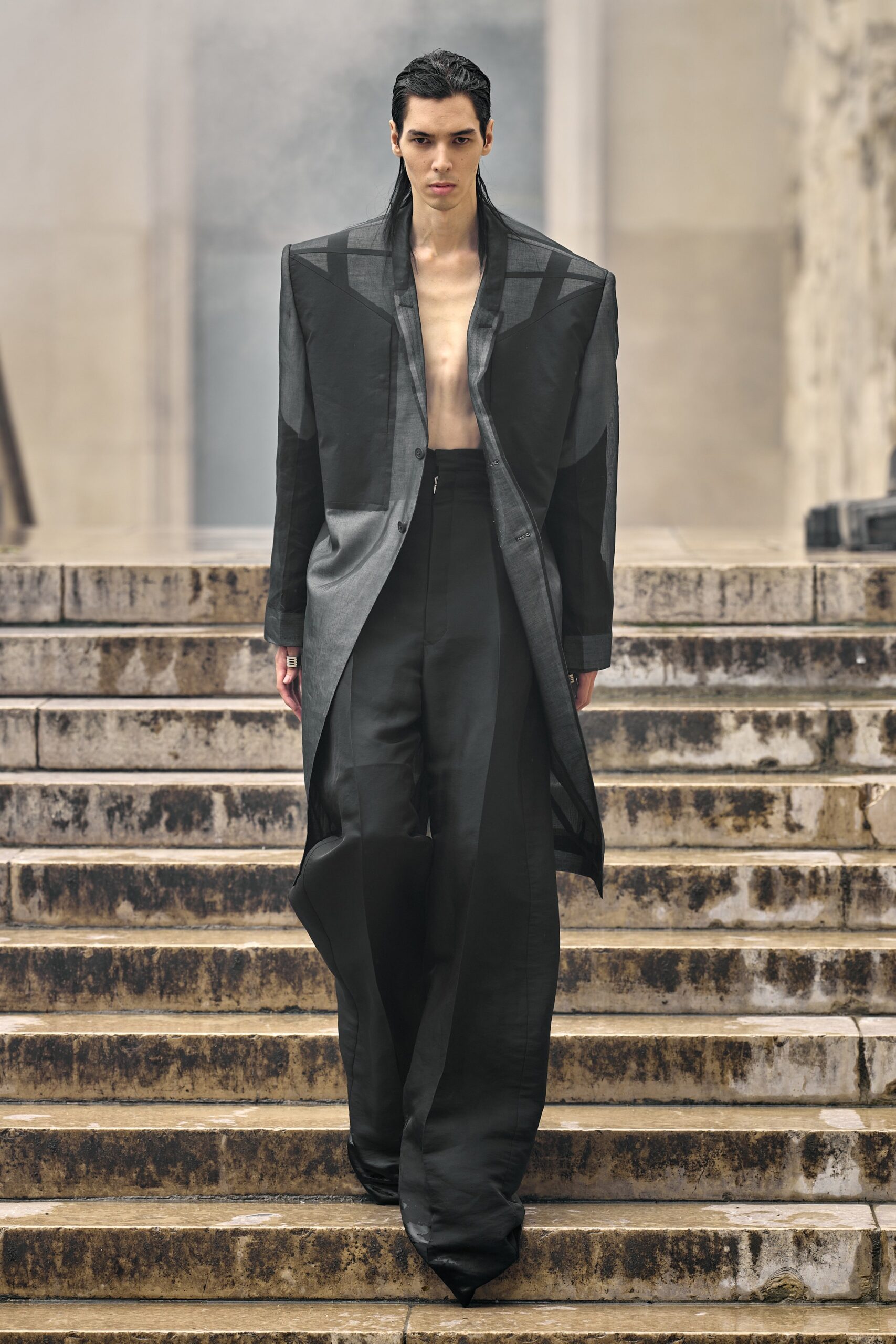 Rick Owens S/S 24 Menswear Look 27