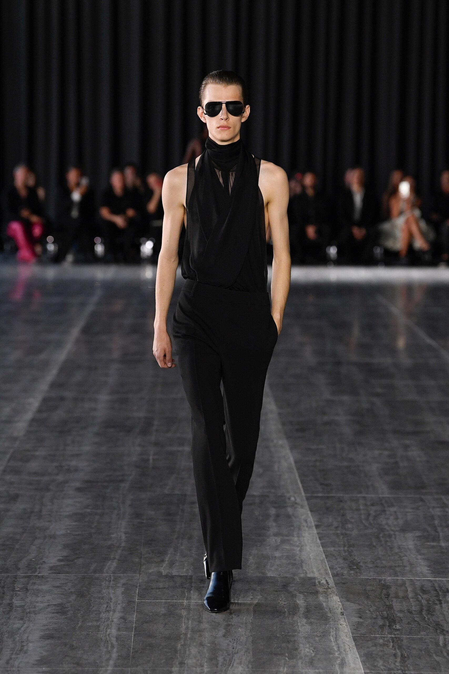 Saint Laurent S/S 24 Menswear Look 28