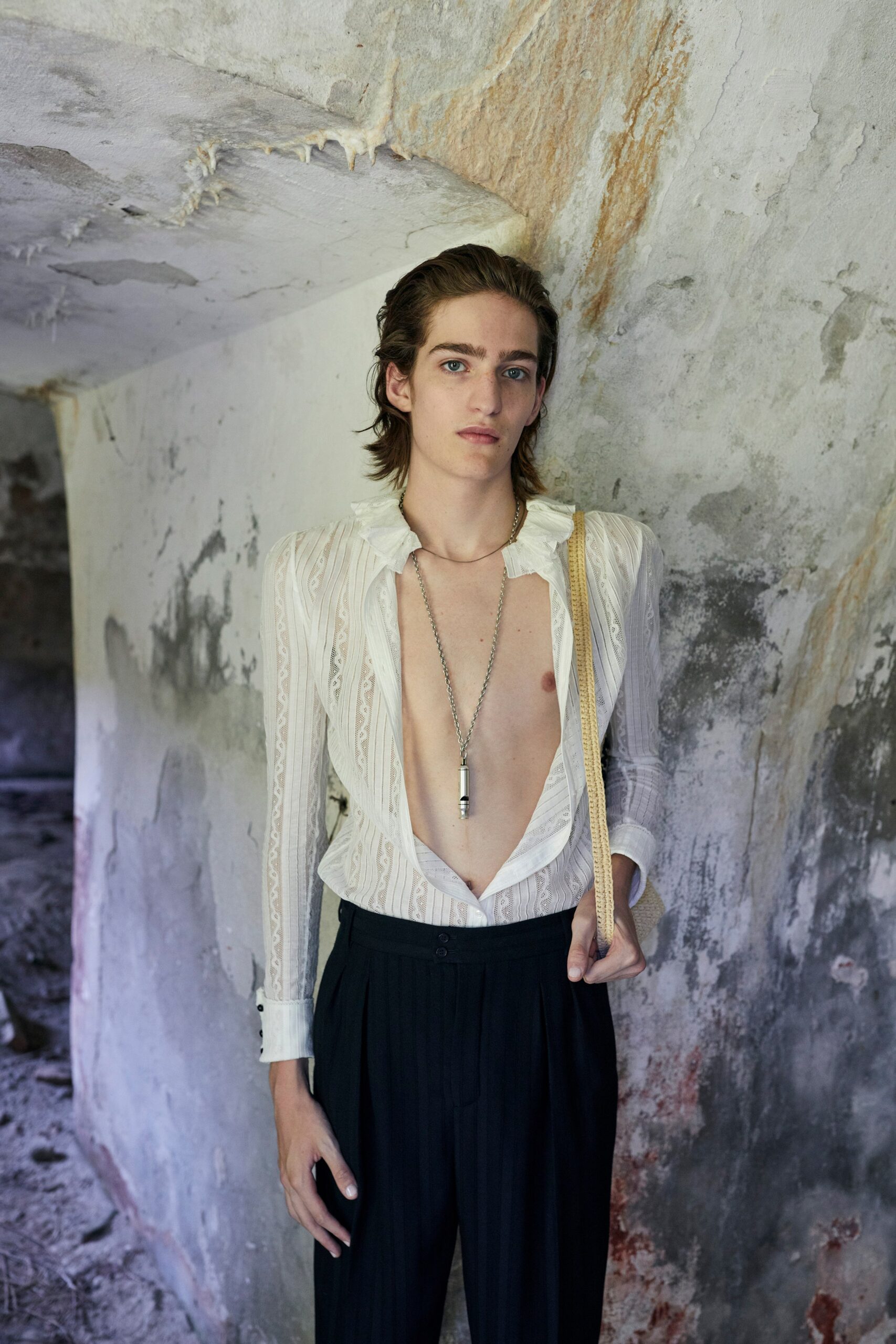 Saint Laurent S/S 22 Menswear Look 30