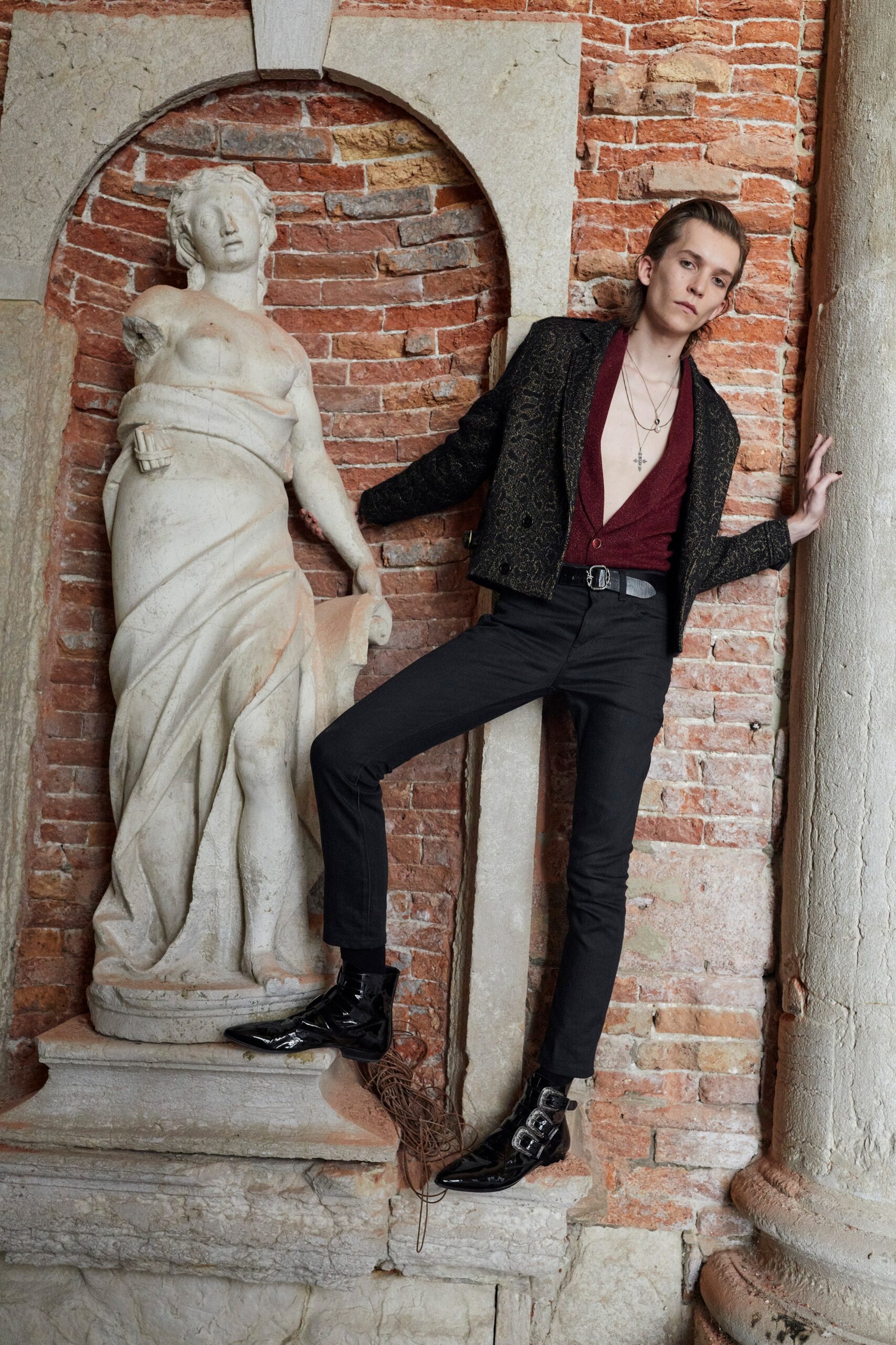 Saint Laurent S/S 22 Menswear Look 34