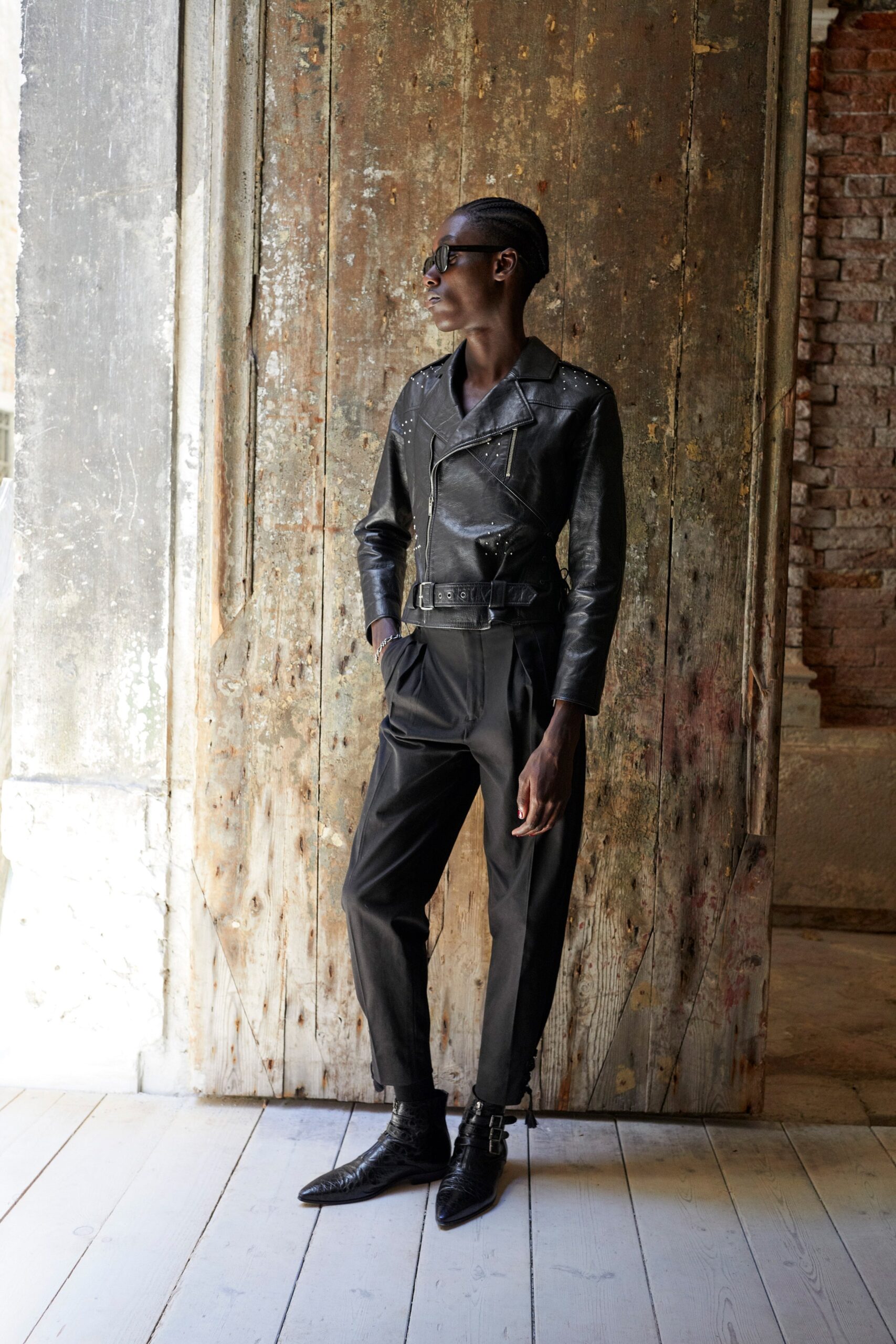 Saint Laurent S/S 22 Menswear Look 35