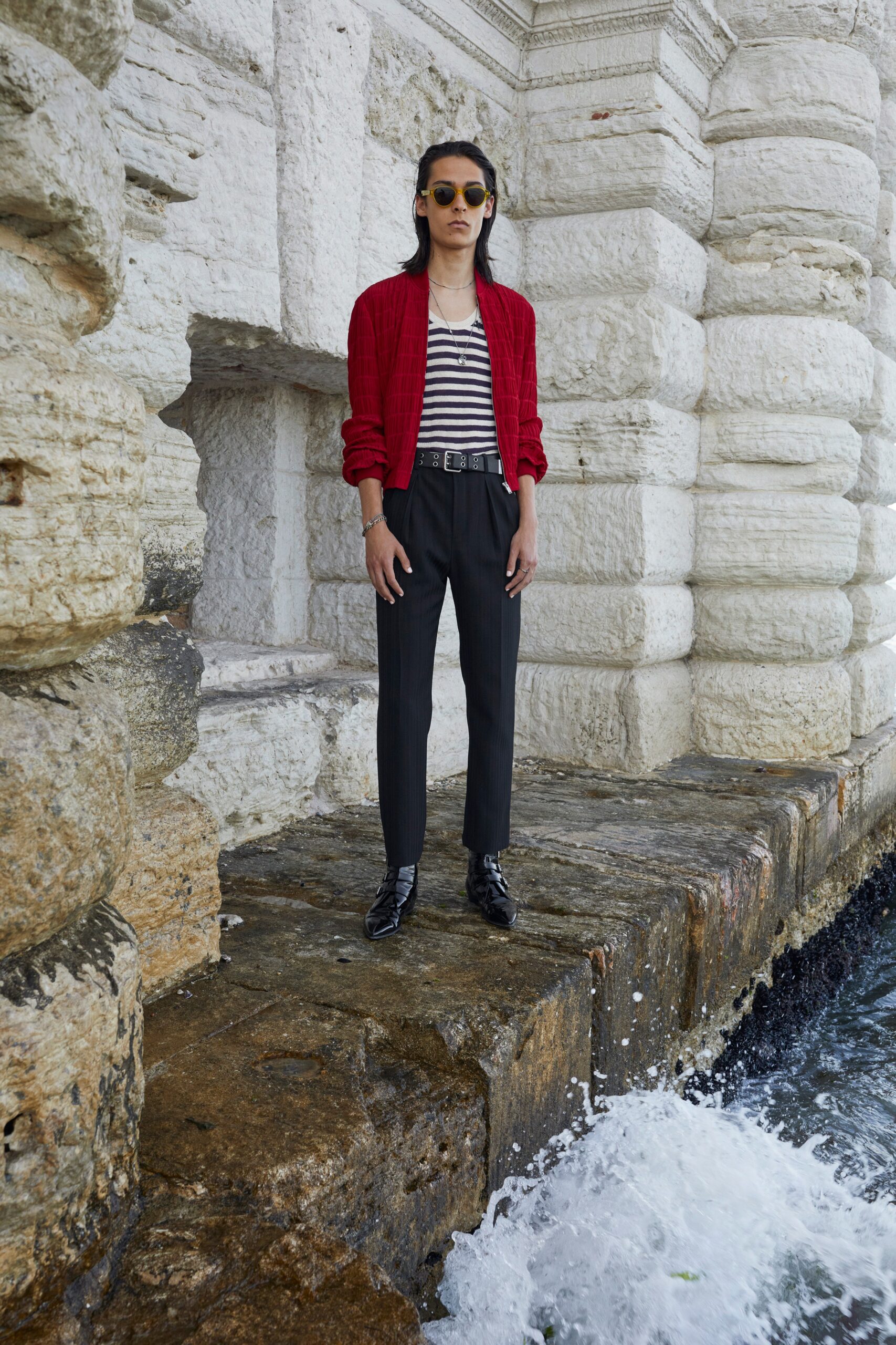 Saint Laurent S/S 22 Menswear Look 39