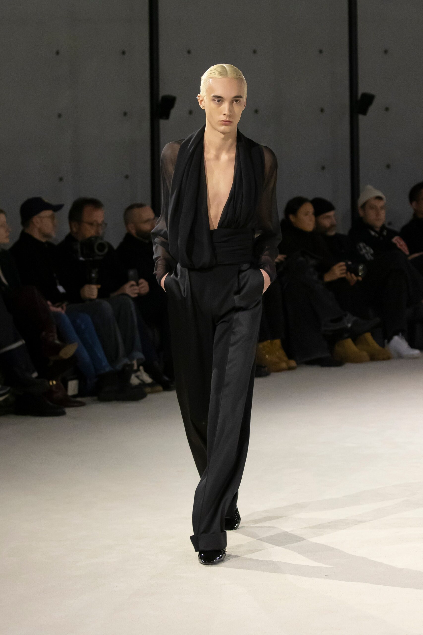 Saint Laurent F/W 23 Menswear Look 42