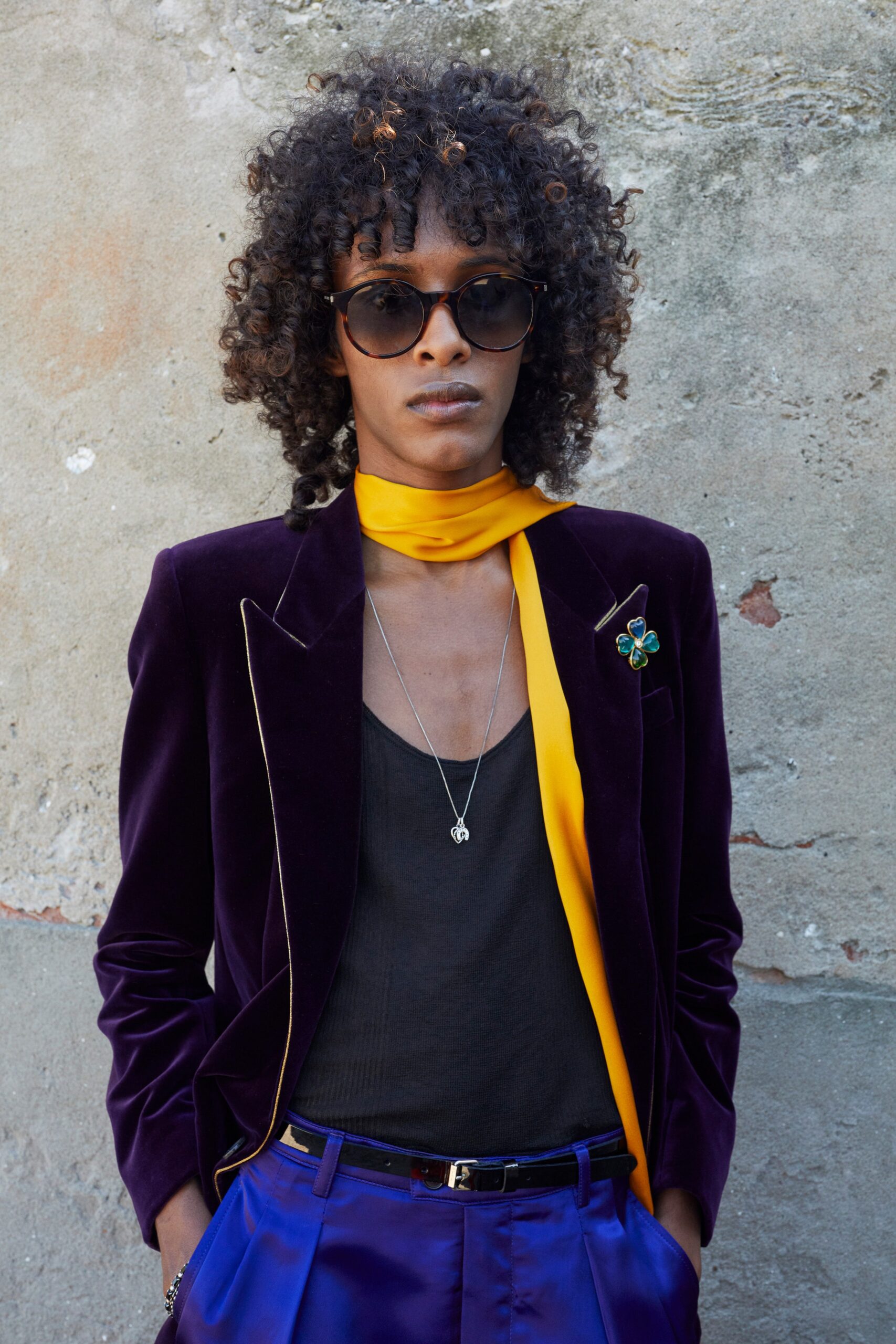 Saint Laurent S/S 22 Menswear Look 49