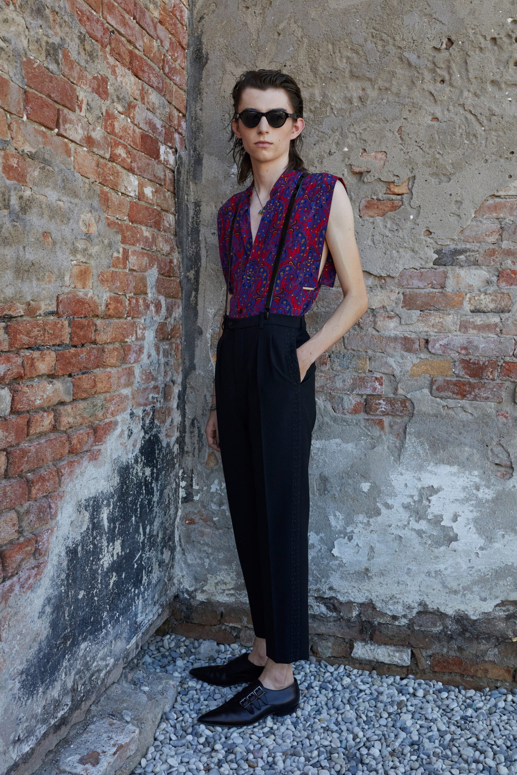 Saint Laurent S/S 22 Menswear Look 50
