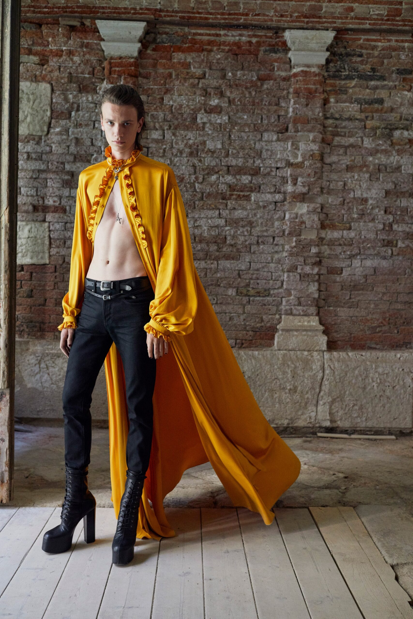 Saint Laurent S/S 22 Menswear Look 54