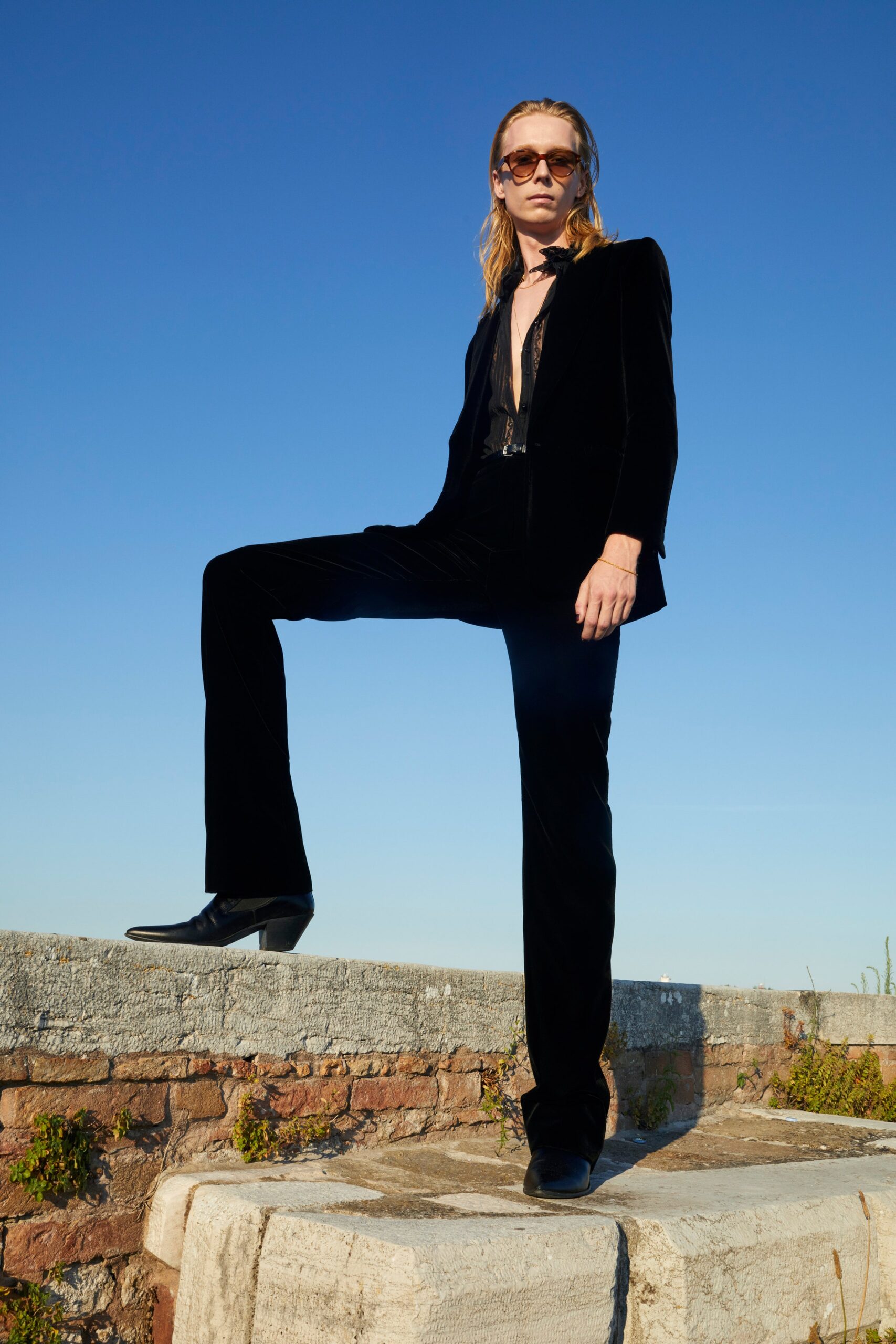 Saint Laurent S/S 22 Menswear Look 59