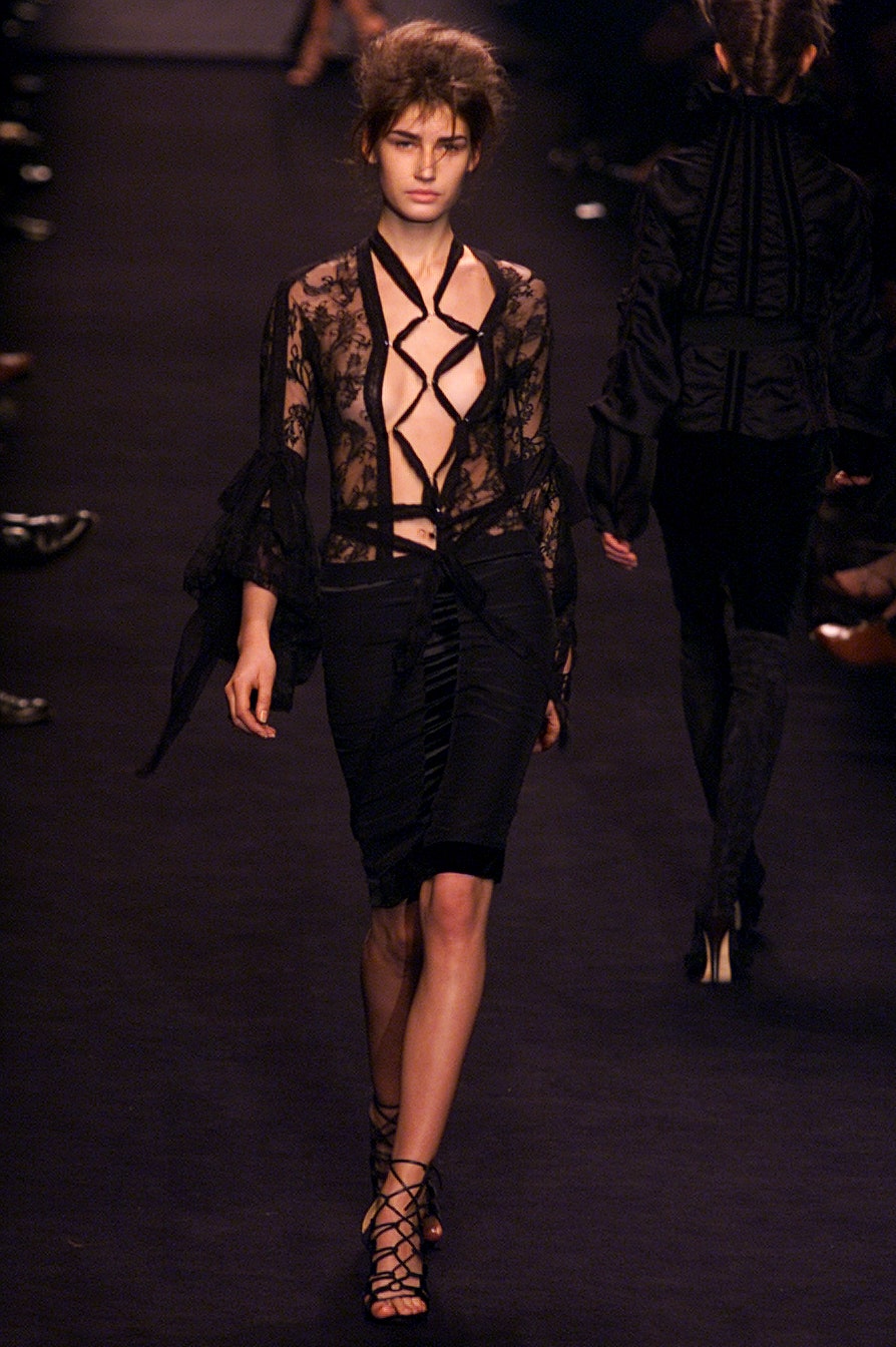 Saint Laurent F/W 02 Look 2