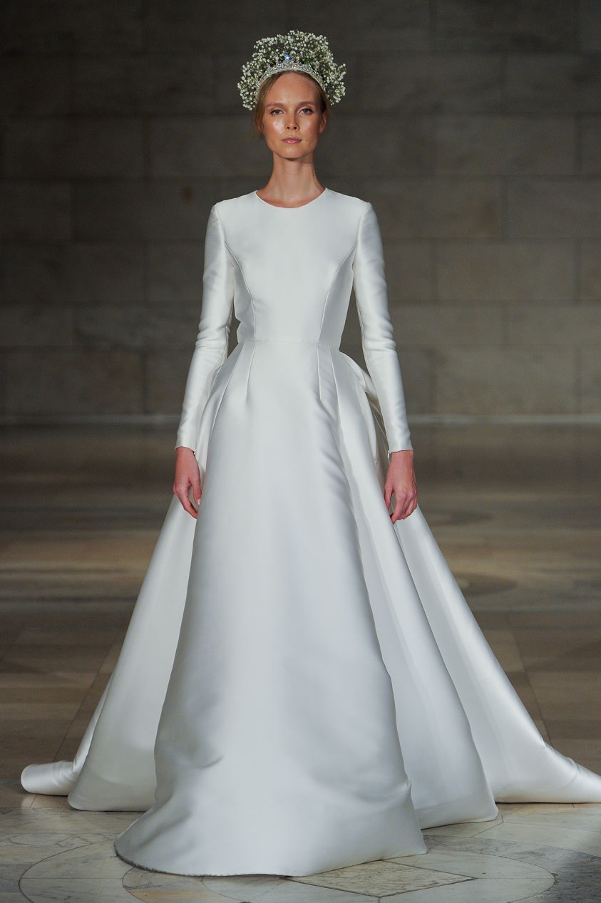 Reem Acra F/W 18 Bridal Look 1