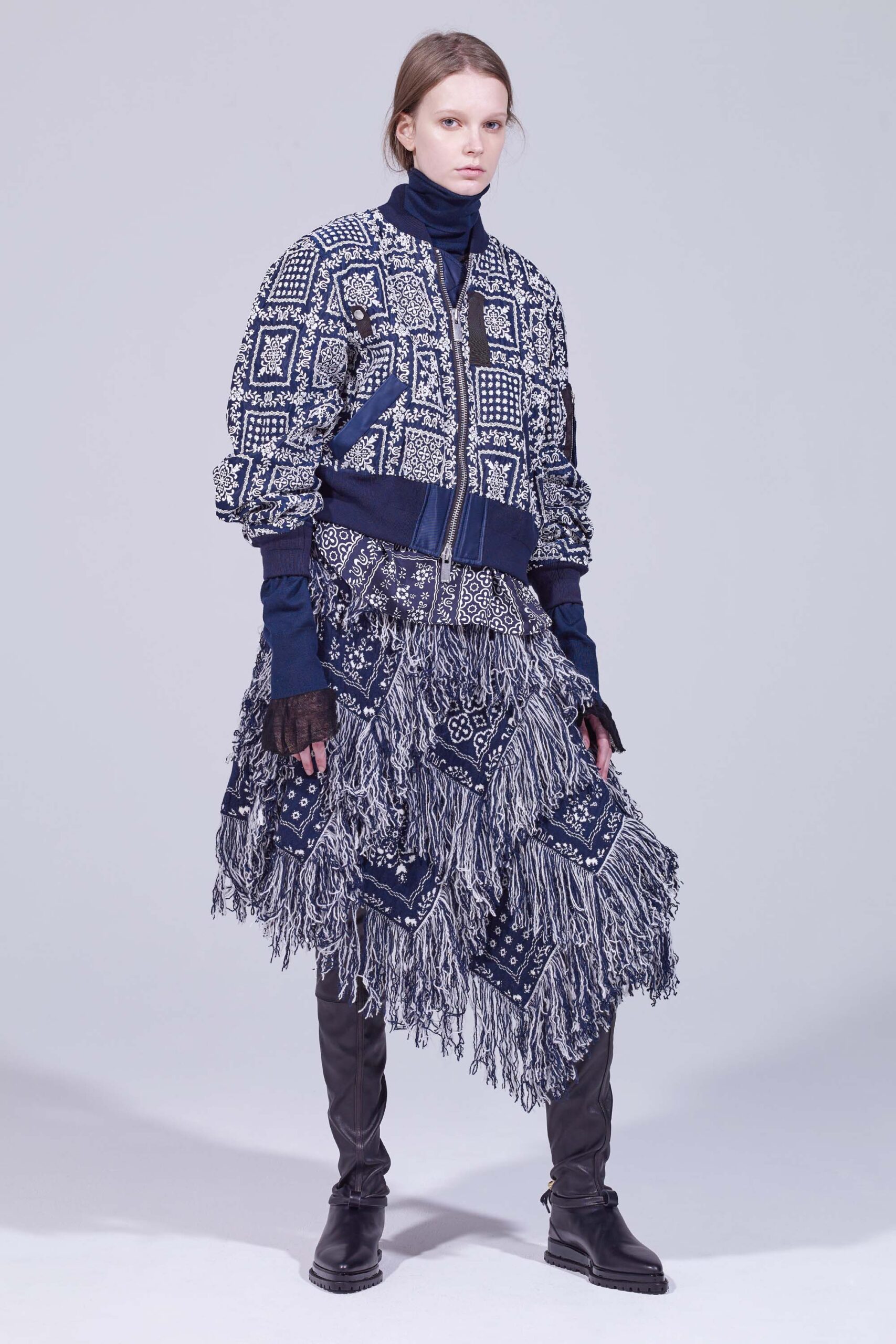Sacai F/W 18 Look 3