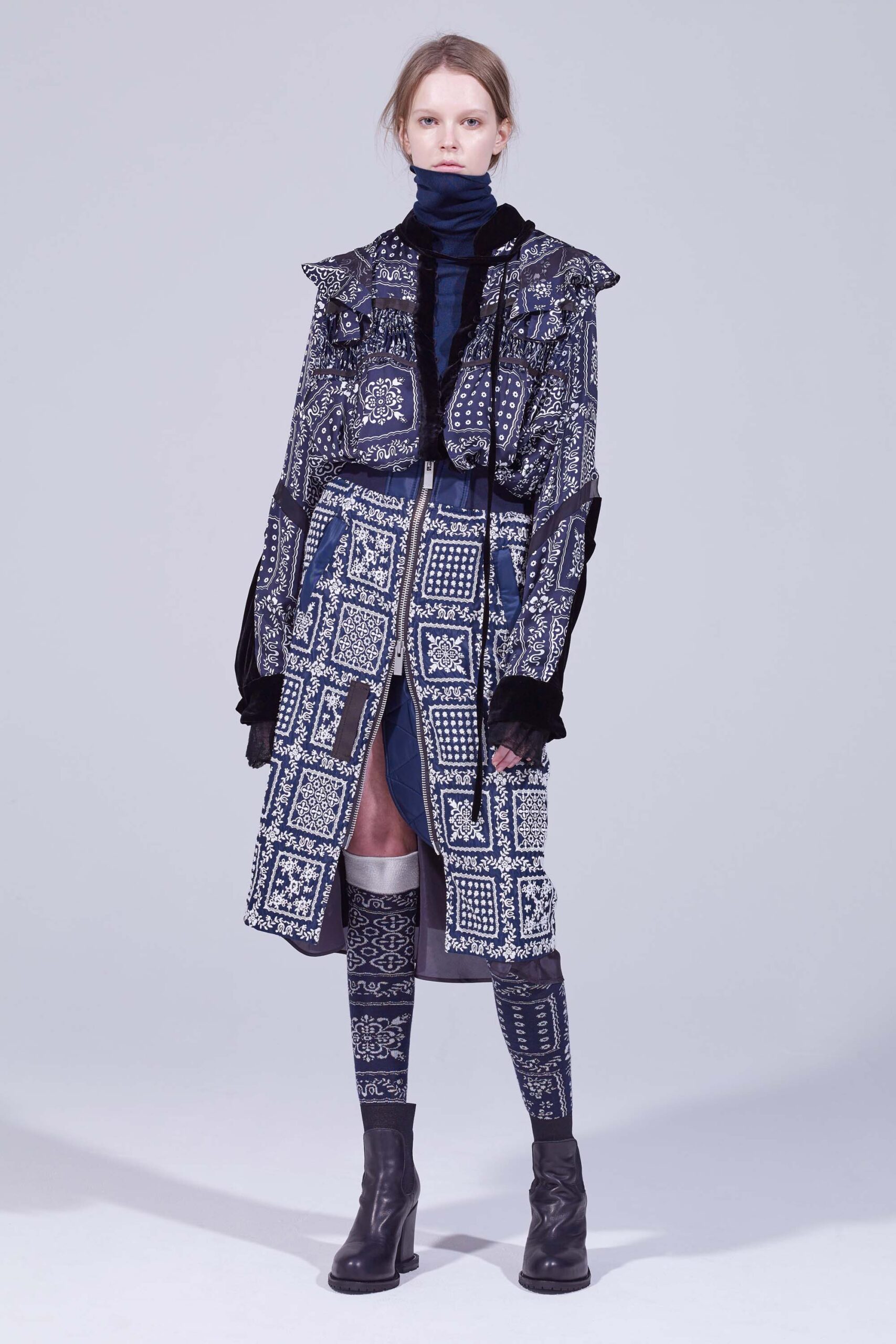 Sacai F/W 18 Look 6