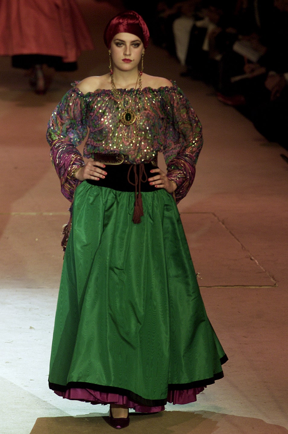 Saint Laurent S/S 02 Couture Look 72