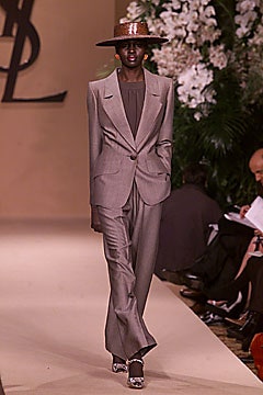 Saint Laurent S/S 01 Couture Look 1