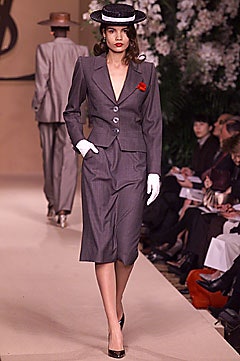 Saint Laurent S/S 01 Couture Look 3