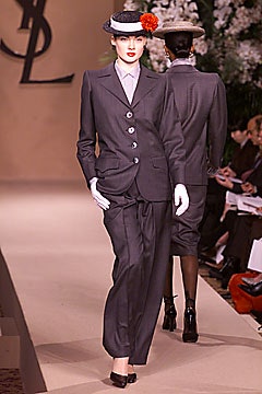 Saint Laurent S/S 01 Couture Look 7