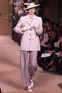 Saint Laurent S/S 01 Couture Look 8