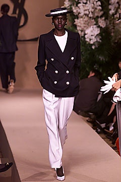 Saint Laurent S/S 01 Couture Look 11