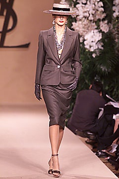 Saint Laurent S/S 01 Couture Look 13