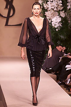 Saint Laurent S/S 01 Couture Look 58