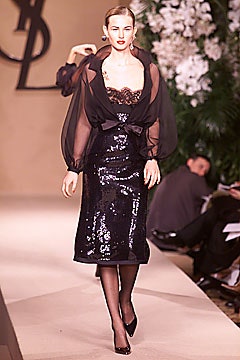 Saint Laurent S/S 01 Couture Look 60